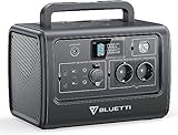 BLUETTI Tragbare Powerstation EB70, 716Wh LiFePO4 Solar Generator mit 2 1000W AC Ausgängen (1400W Peak), 100W Typ-C, Batterie-Backup für Autoreisen, Netzunabhängig, Stromausfälle (Solarpanel Wahlfrei)