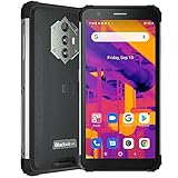 Blackview BV6600 PRO(2023), Wärmebildkamera 16 MP + 8 MP Kamera, 8580 mAh Akku, 5,7" Android 11 4G Smartphones Ohne Vertrag, 4 GB RAM 64 GB ROM, NFC Dual SIM GPS Simlockfreie Handys FM Schwarz