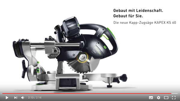 Festool Kapex KS 60 Kapp-Zugsäge