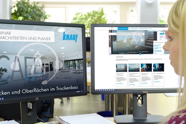 Knauf Akademie Trockenbau-Webinar für Architekten