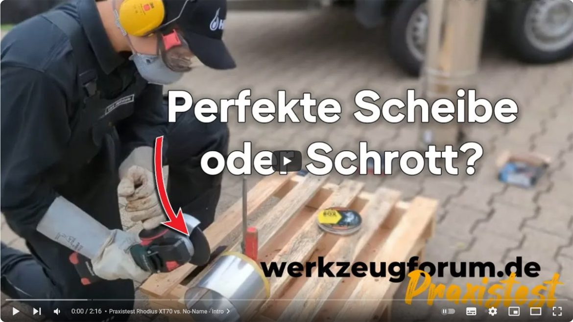 Test: Rhodius Trennscheibe XT70