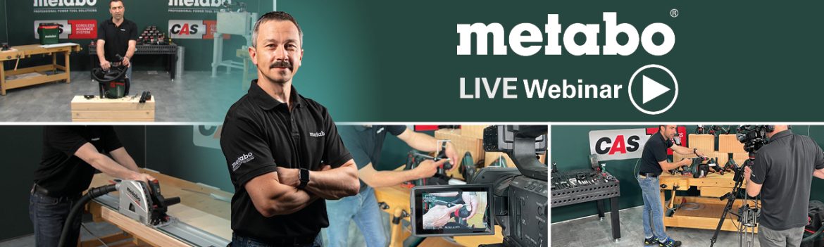 Metabo Webinar Blechbearbeitung