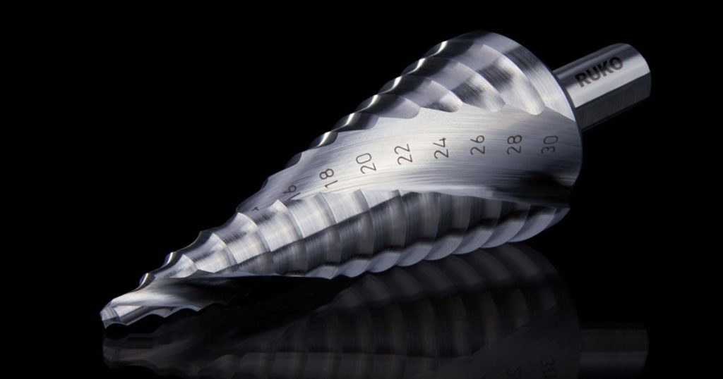Flowstep-Technologie bei Stufenbohrer von Ruko