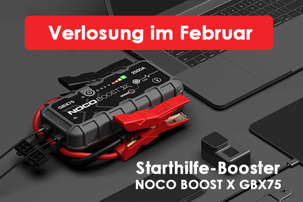 werkzeugforum.de Verlosung Februar 2022 - Starthilfe-Booster Noco Boost X GBX75